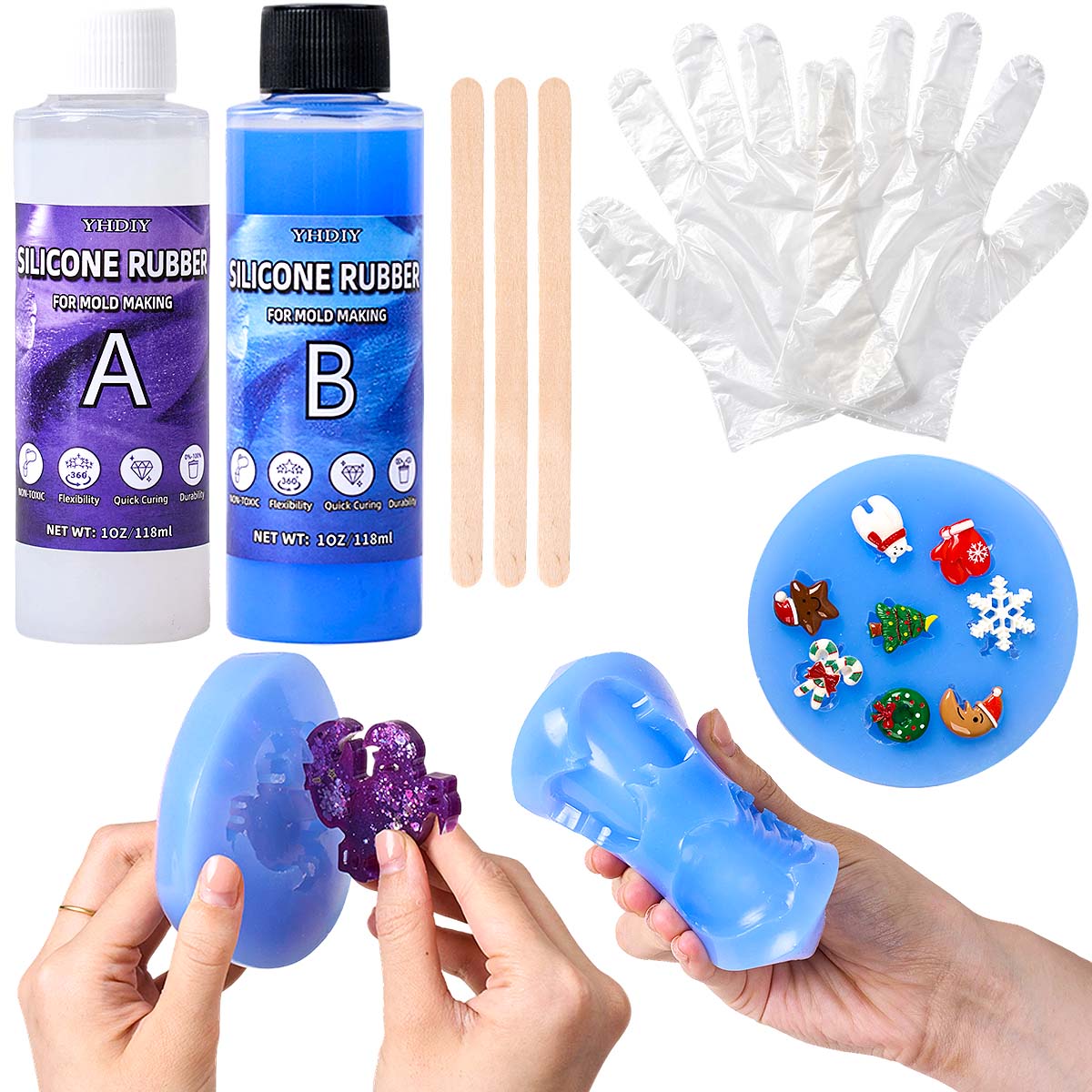 118ml/296ml Silicone Mold Maki - Waxing Kit Home avis et prix