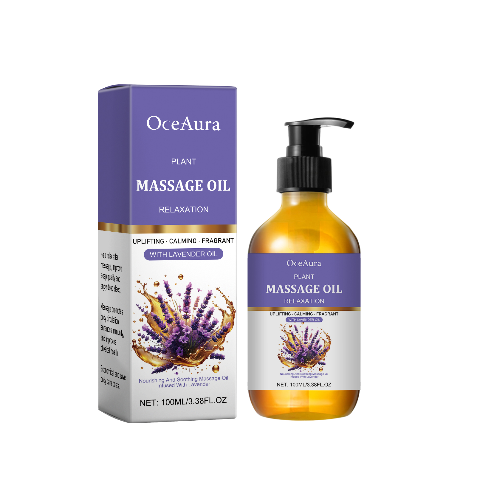 Lavender Essential Oil For Bod - Spa Wellness Massage avis et prix