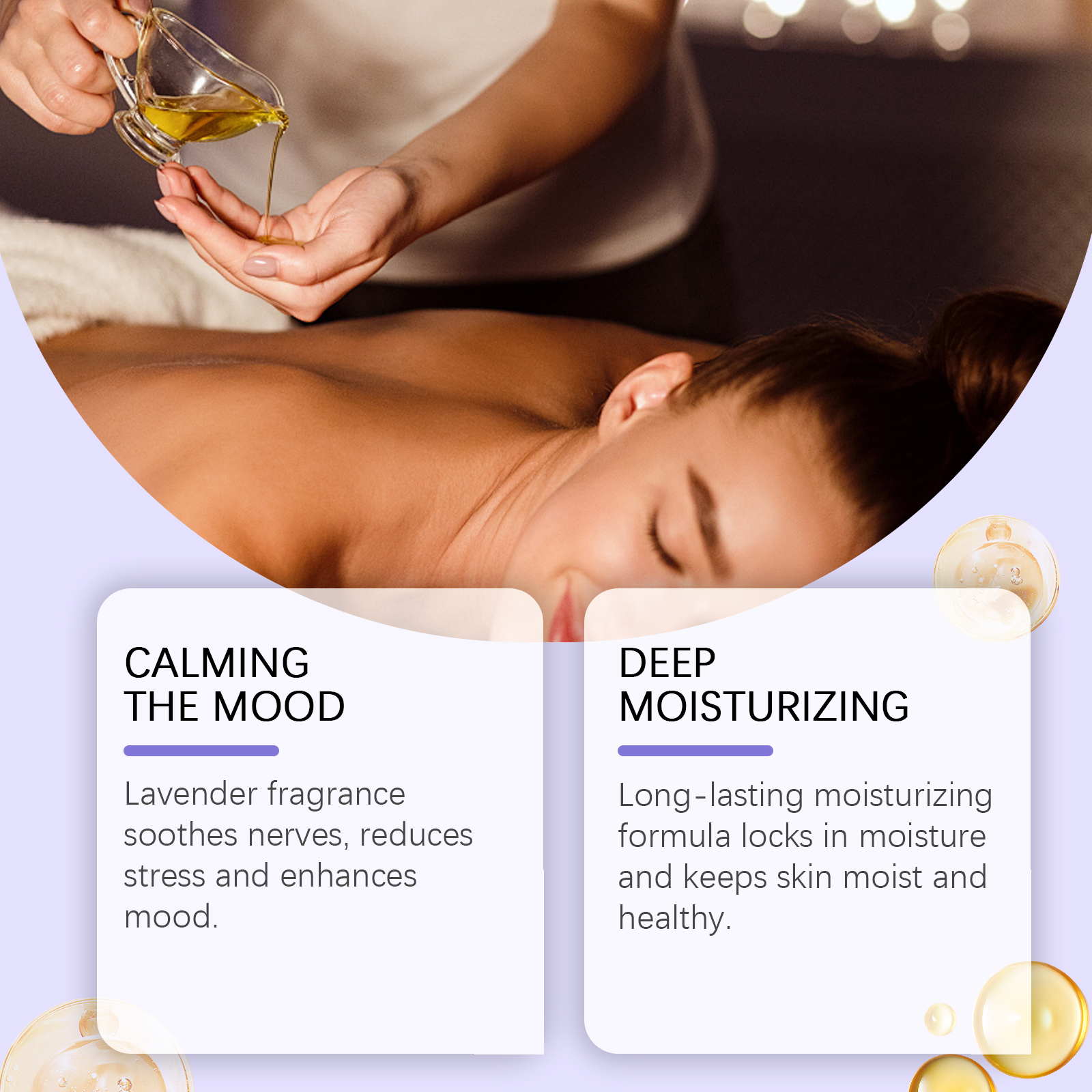 Lavender Essential Oil For Bod - Spa Wellness Massage avis et prix