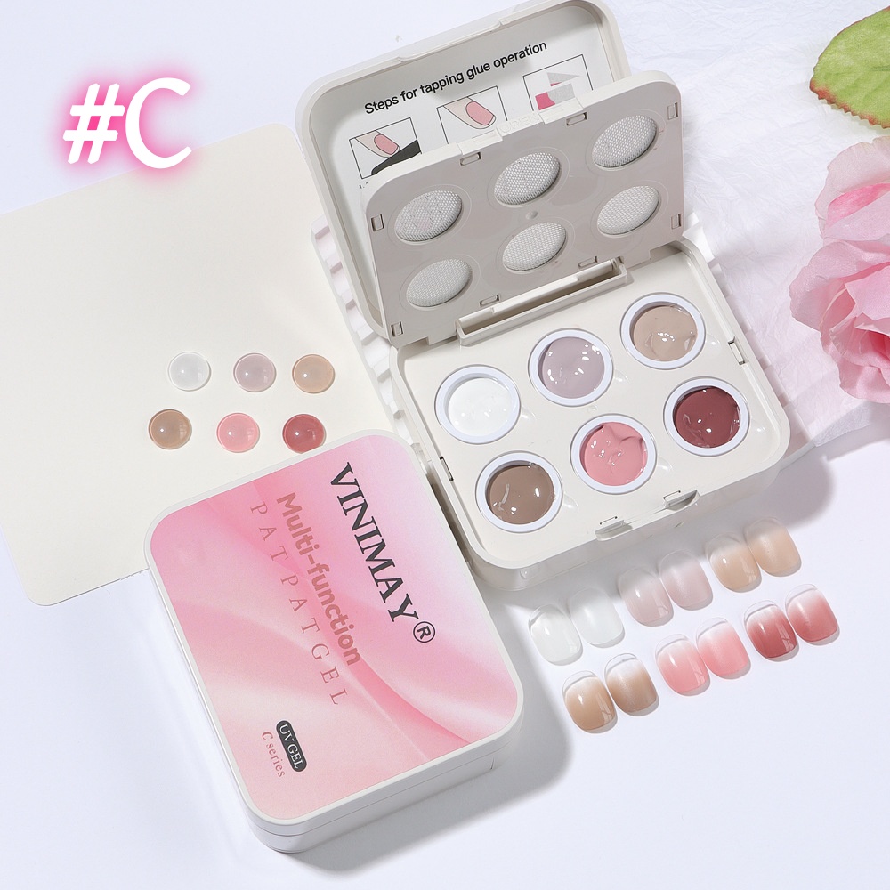 New 6 Color Cushion Nail Art S - Waxing Kit Home avis et prix
