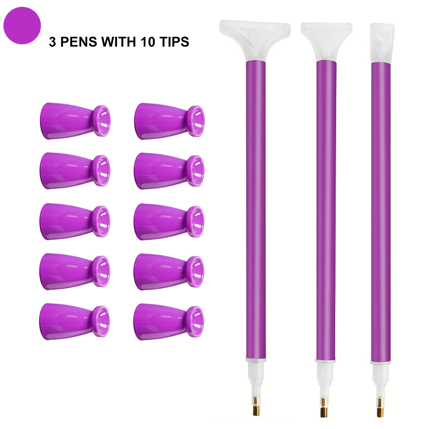 10 Silicone Tips & 3 Pens Diam - Waxing Kit Home avis et prix