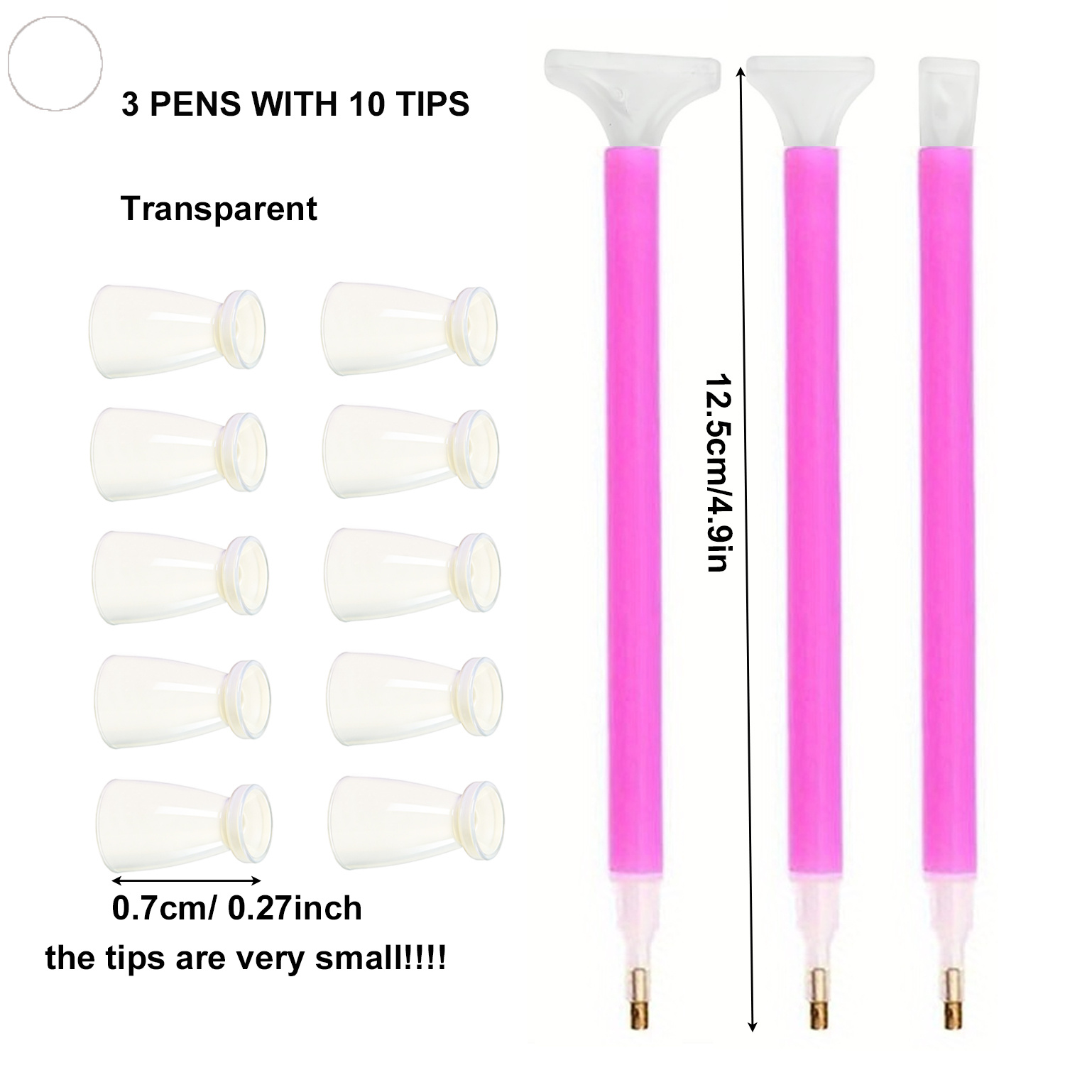 10 Silicone Tips & 3 Pens Diam - Waxing Kit Home avis et prix