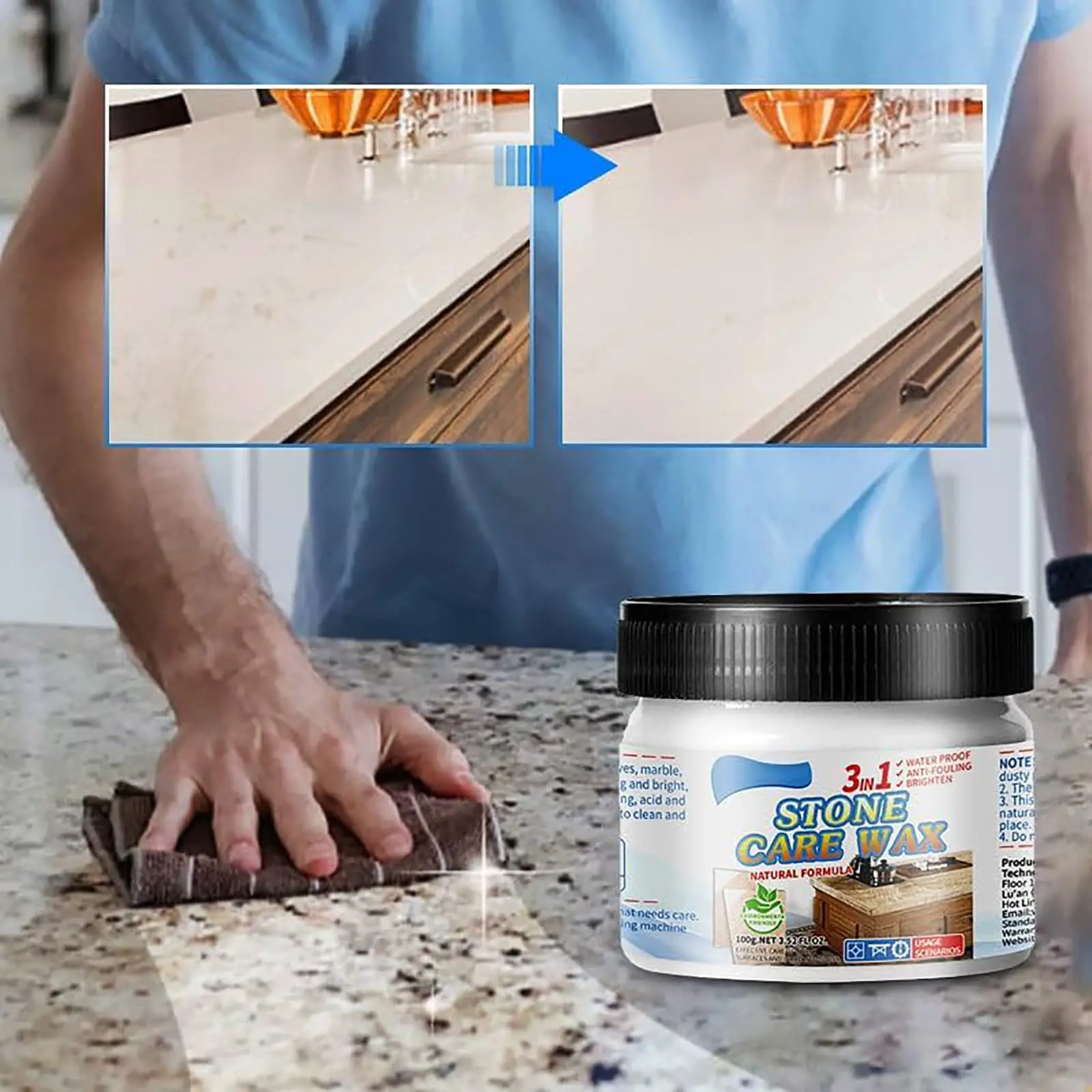 Marble Floor Polishing Kit Pow - Waxing Kit Home avis et prix
