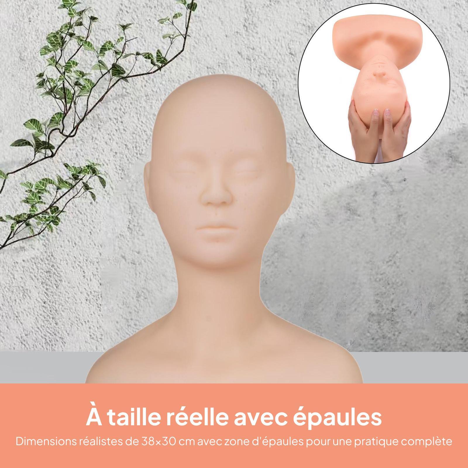 Training Mannequin Head Makeup - Spa Wellness Massage avis et prix