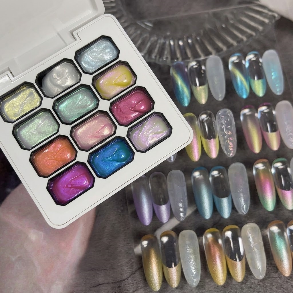 12-Grid Dreamy Texture Gel Nai - Waxing Kit Home avis et prix